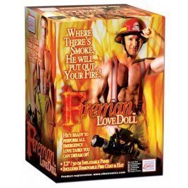 Fireman Love Doll Puhallettava Palomiesnukke