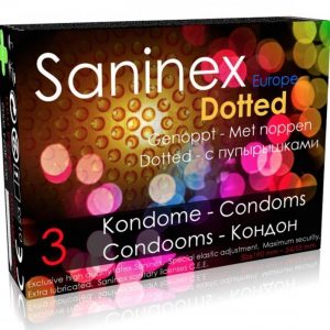 Saninex Dotted Kondomi 3 Kpl