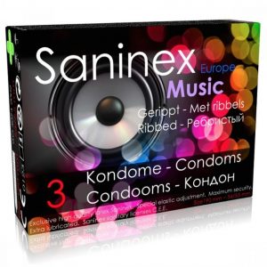 Saninex Music Kondomi 3 Kpl