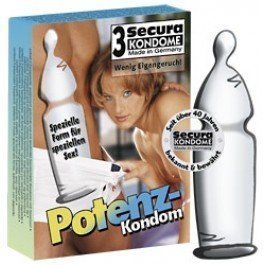 Secura Potency Kondomit 3 Kpl