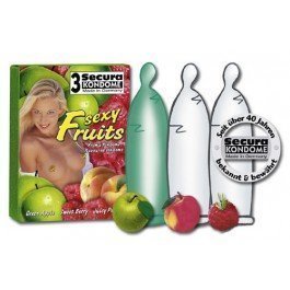 Secura Sexy Fruits Kondoomid 3 Kpl