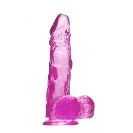 Violet Quartz 20 Cm Läpikuultava Dildo